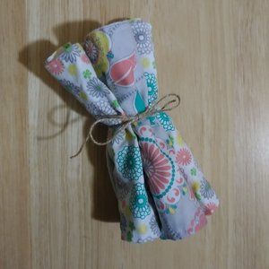 Reusable Paper Towels Handmade Cloth Unpaper Towels Set of 4